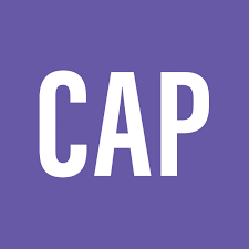 cap logo purple