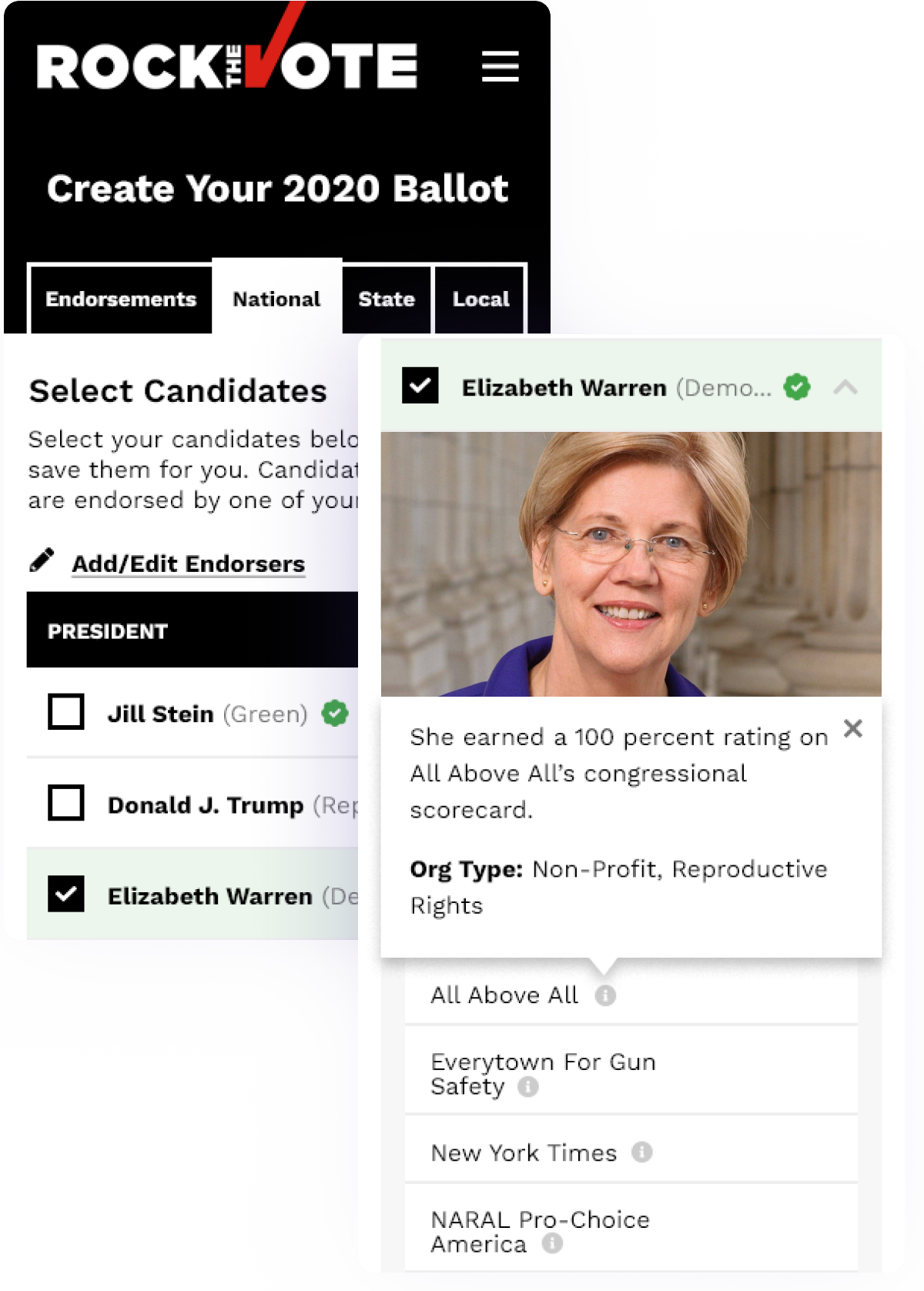 rock the vote mobile
