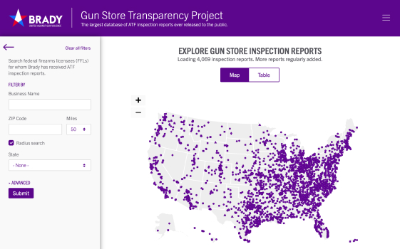 Brady Campaign - Gun Store Transparency - RAD Campaign