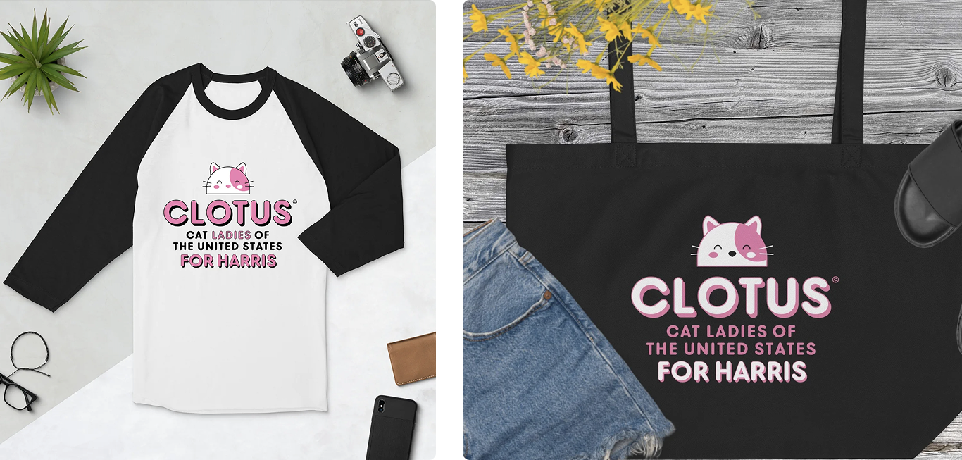 CLOTUS t-shirt and tote